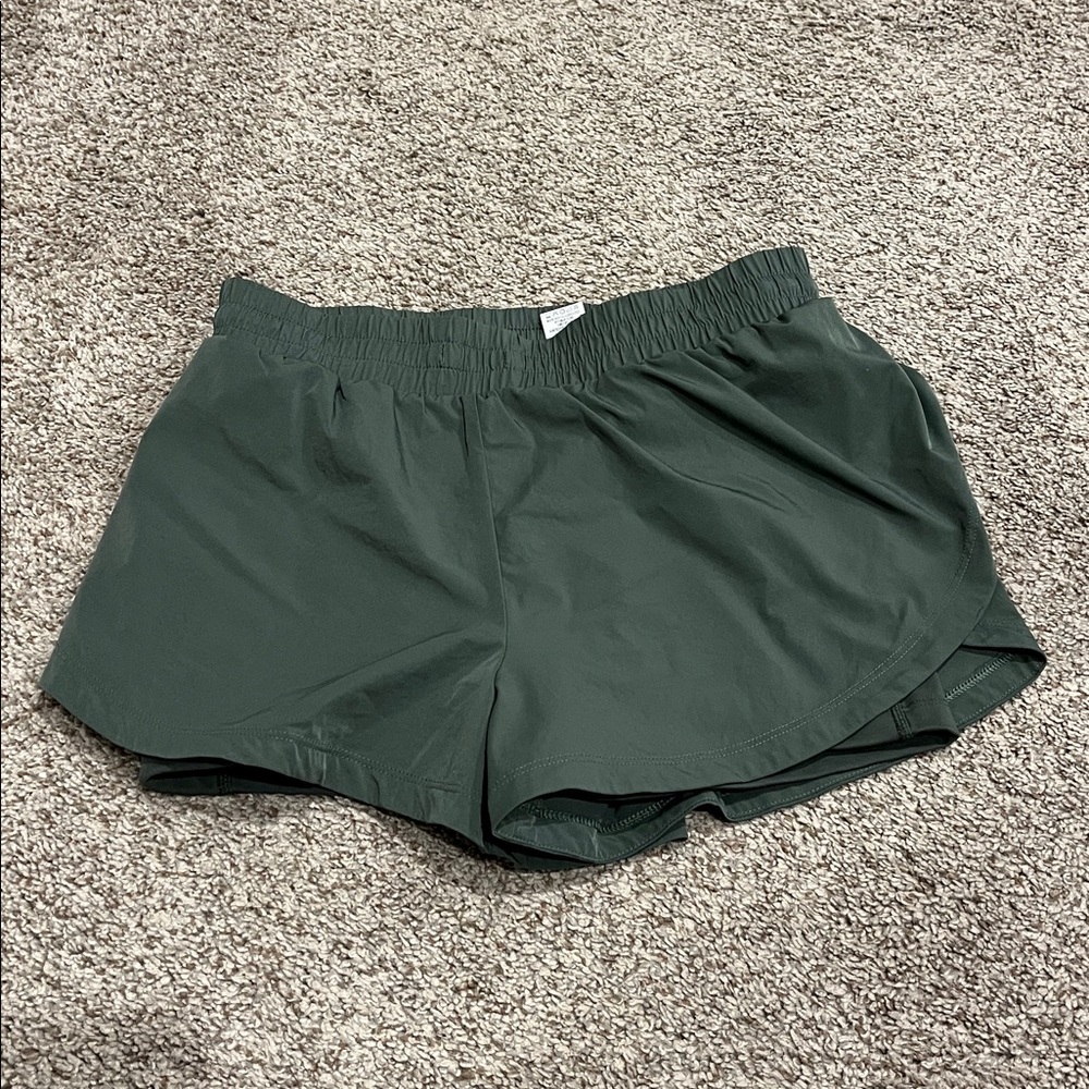 Women's Athletic Shorts in Green